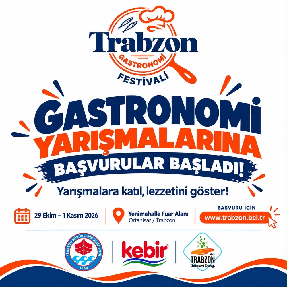 Trabzon Gastronomi Festivali'nde Yarışmalar Başlıyor