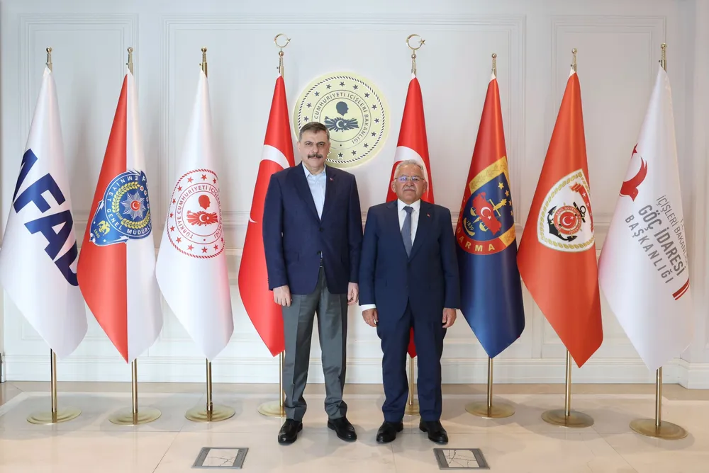 Kayseri Büyükşehir Belediye Başkanı Memduh Büyükkılıç'tan İçişleri Bakanı Mustafa Çiftçi'ye Ziyaret