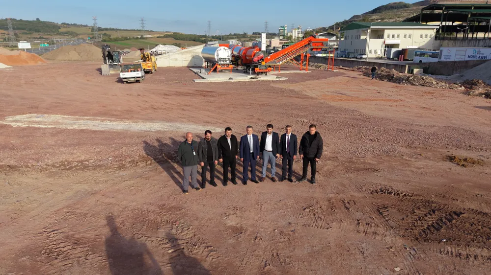 İzmit Belediyesi Asfalt Plent Tesisi Çalışmaları Hız Kazandı