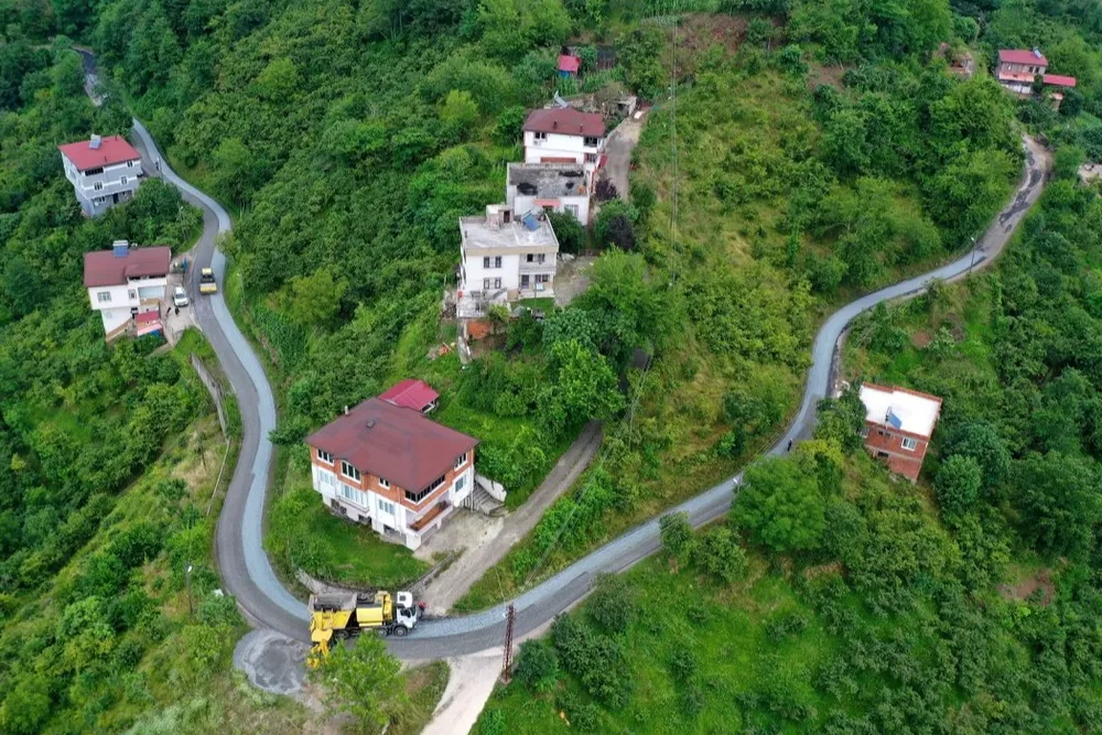 Ordu’da Yeşilköy Mahallesi modern yola kavuştu