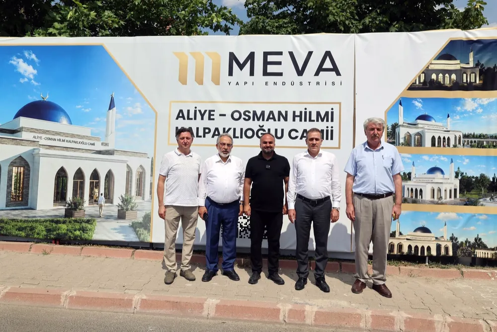 Kayseri Talas'ta hayırseverlerden cami inşaatı