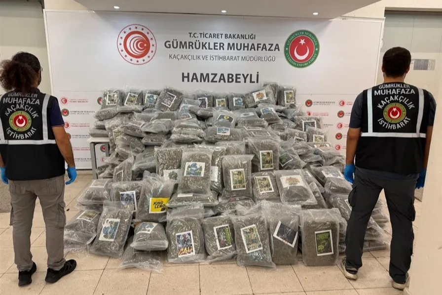 Gümrük'te uyuşturucu kaçakçılığına darbe! Hamzabeyli’de 288 kilo esrar ele geçirildi