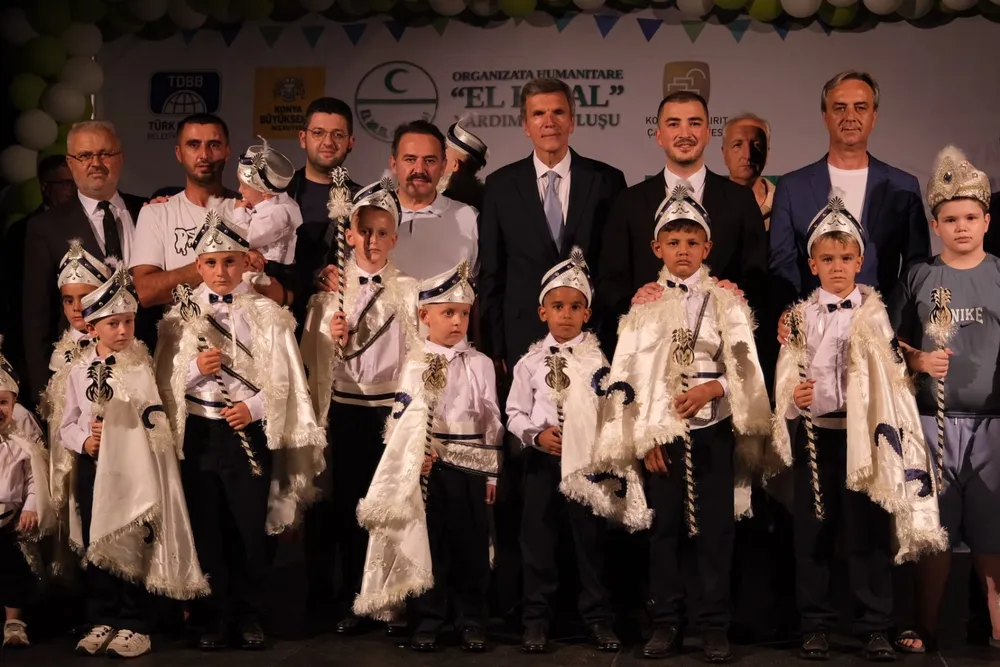 Konya Büyükşehir'den kardeş şehir Üsküp'te toplu cemiyet