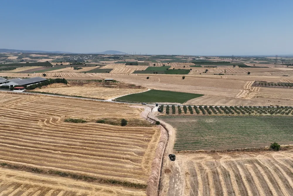 Karacabey'de 38 bin 850 dekar arazi modern sulamaya kavuşuyor