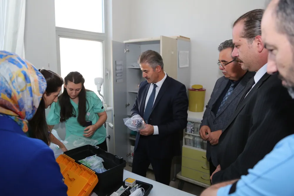 Erzurum Palandöken'de sağlık hizmetlerine yerinde inceleme