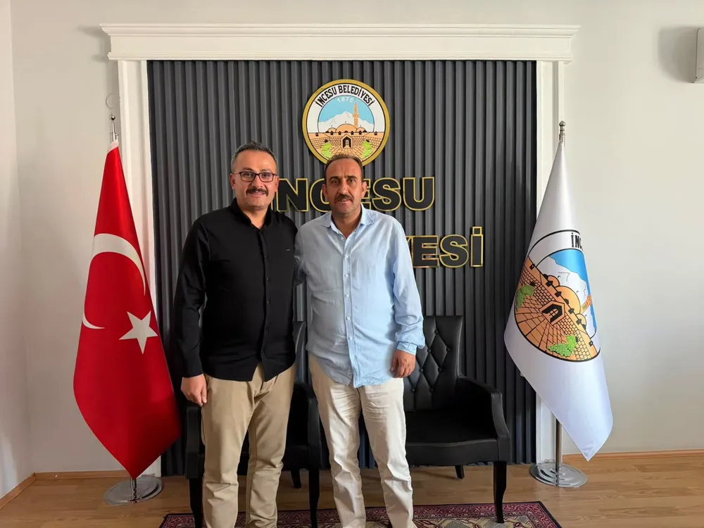 Örenşehir Mahallesi Muhtarı Sebahattin Kızıl'dan Belediye Başkanı Mustafa İlmek'e Ziyaret