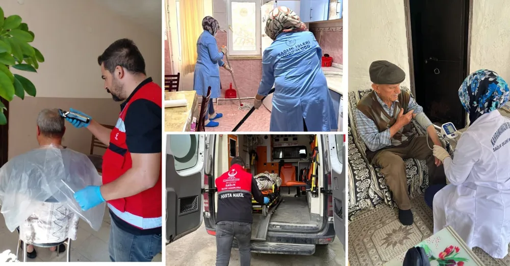 Kahramankazan Belediyesi Evde Destek Hizmetlerini Devam Ettiriyor