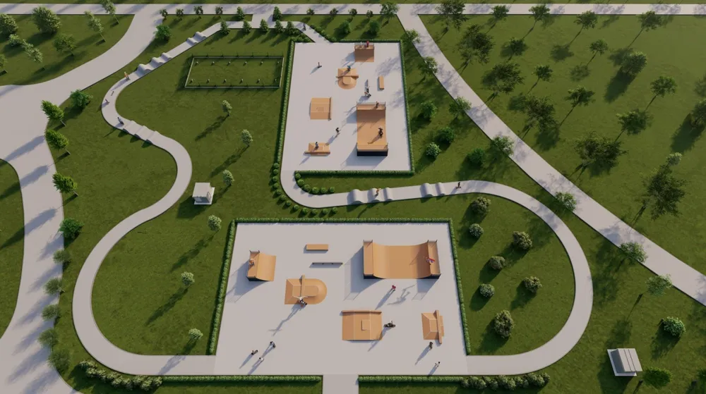 Sincan Park'ta Gençler İçin Kaykay Pisti İnşa Ediliyor
