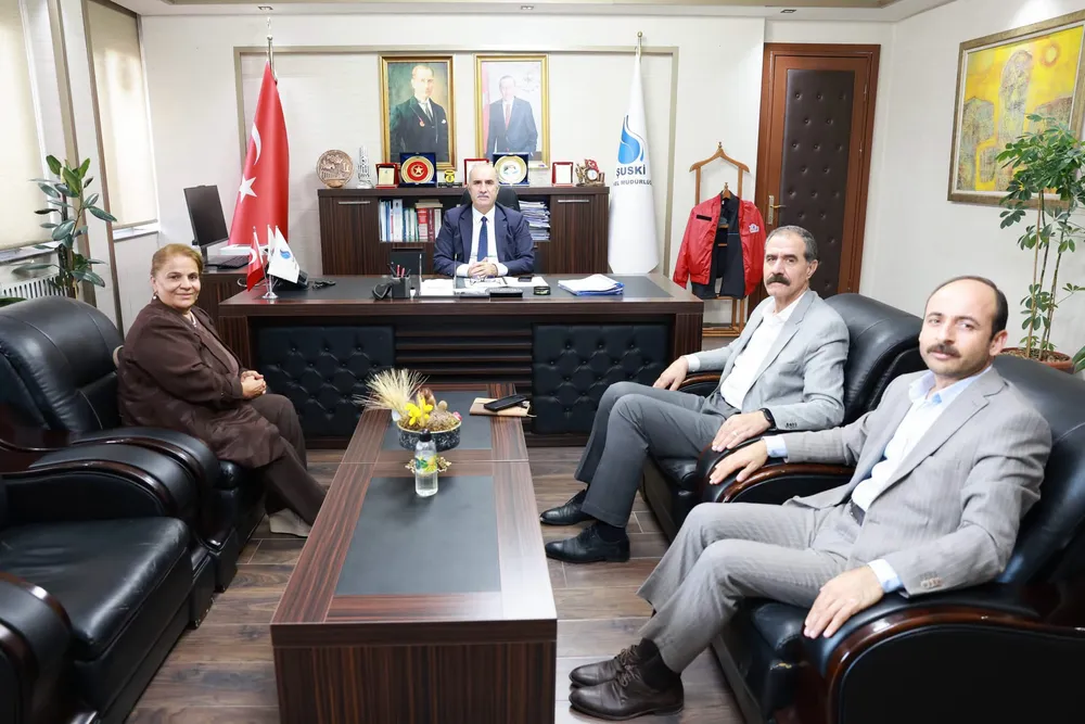 Bozova Belediyesi'nden ŞUSKİ Genel Müdürü'ne Altyapı Ziyareti