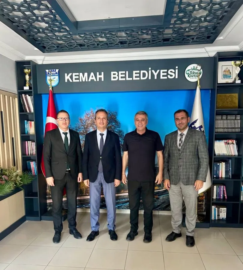 Kemah Belediyesi'nde Defterlik Temsilcileri Ağırlanıyor