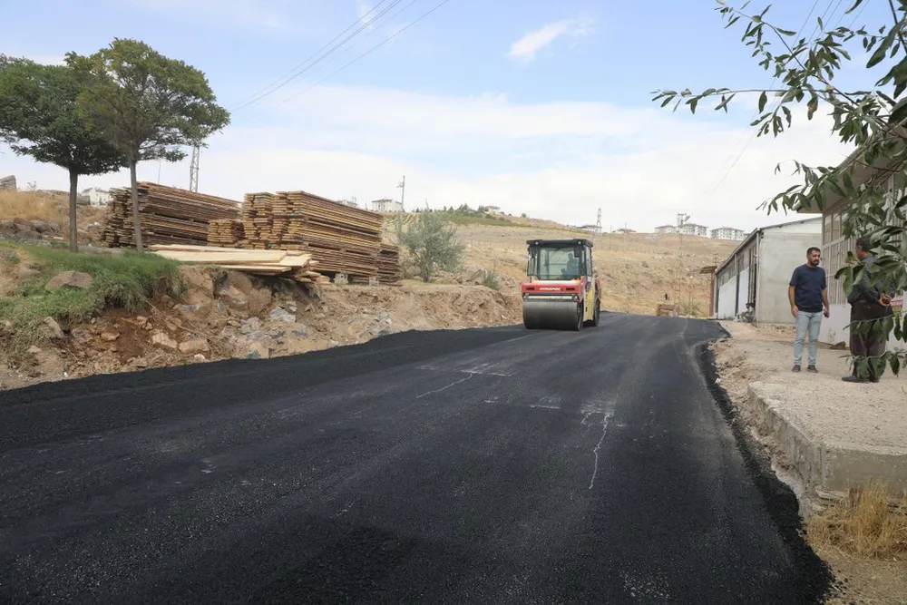 Sanayi Sitesi Marangozlar Sokak'ta Asfalt Çalışması Tamamlandı