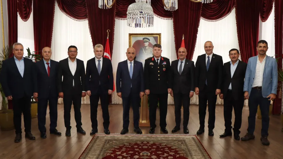 Kahramanmaraş Heyetinden İstanbul İl Jandarma Komutanı Tataroğlu'ya Ziyaret