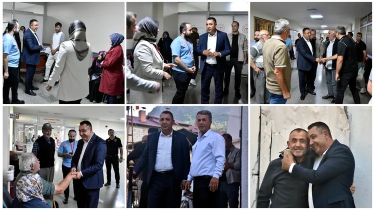 Belediye Başkanı'ndan Hasta Personel ve Sağlık Çalışanlarına Ziyaret
