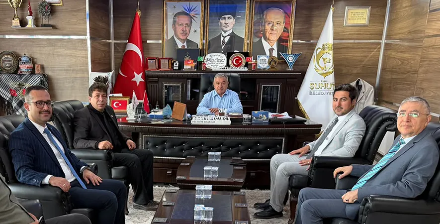 Sanayi ve Teknoloji Yöneticilerinden Şuhut Belediye Başkanı Özaşkın'a Ziyaret