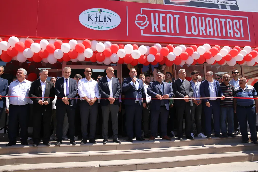 Kilis'in İlk Kent Lokantası Cumhuriyet Meydanı'nda Hizmete Açıldı